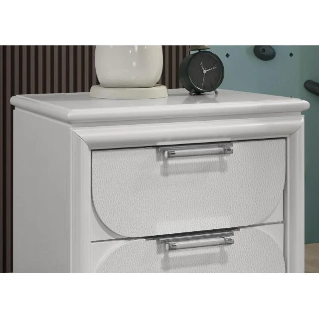 Furniture of America Lareina FM72081WH-N Nightstand