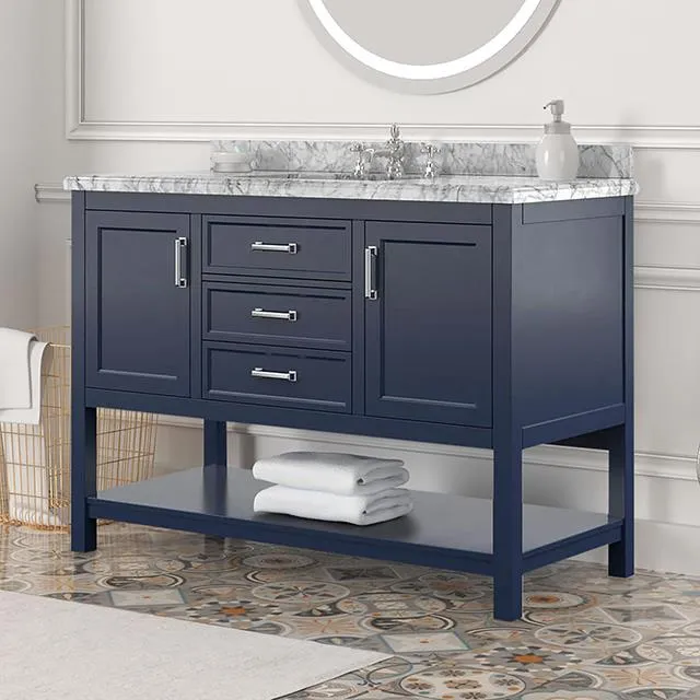 Furniture of America Reston TM-VS001BL-49 49" Vanity with Top/ Sink