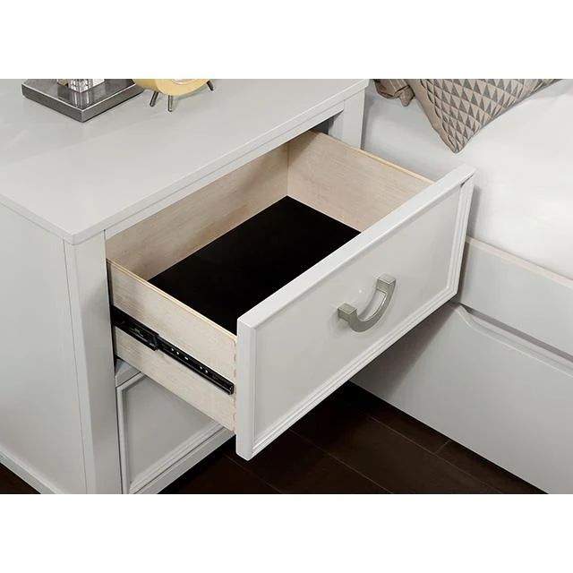 Furniture of America Lycoris CM7477WH-N Nightstand