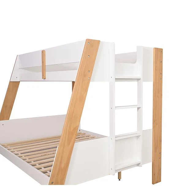 Furniture of America Delbin FM-BK202WH-TF-BED Twin/Full Bunk Bed