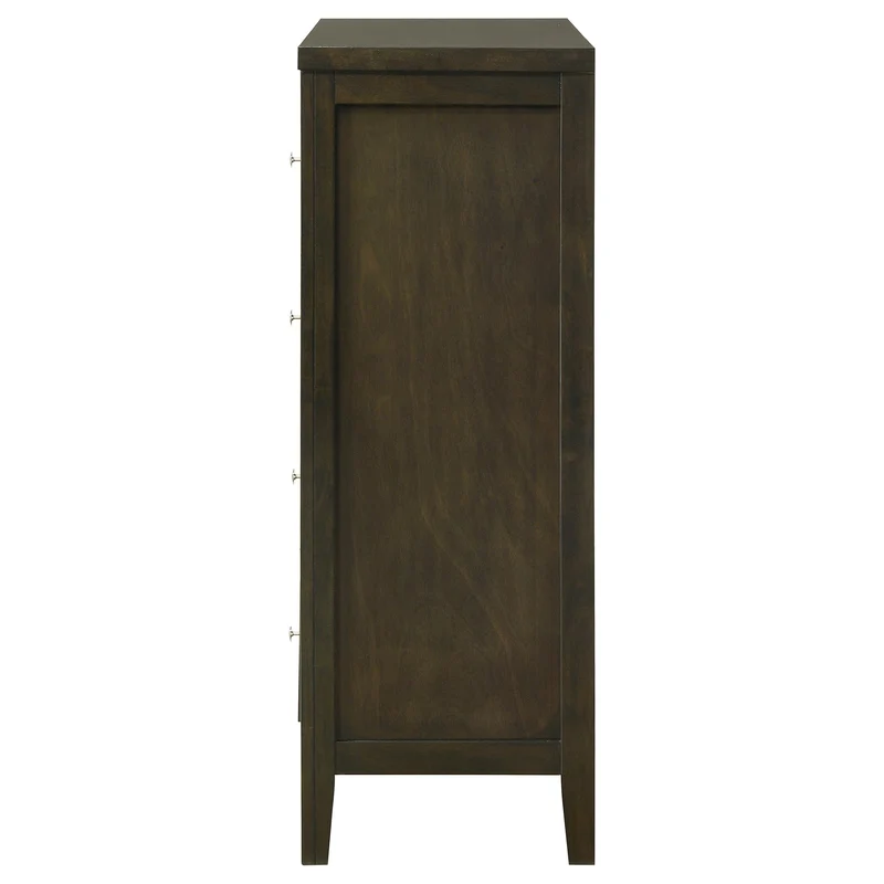 Coaster Furniture Wilkes 224425 4-Drawer Chest of Drawers - Dark Cocoa