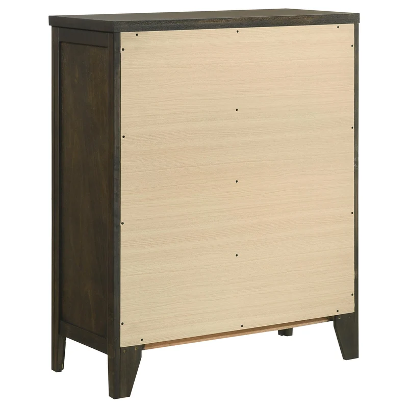 Coaster Furniture Wilkes 224425 4-Drawer Chest of Drawers - Dark Cocoa