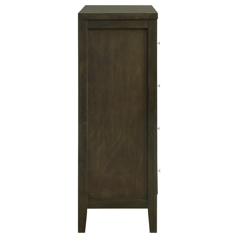 Coaster Furniture Wilkes 224425 4-Drawer Chest of Drawers - Dark Cocoa