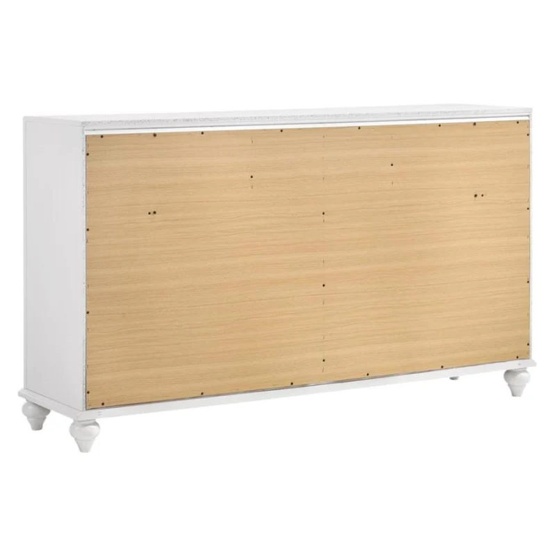 Coaster Furniture Barzini 205893 7-Drawer Dresser - White