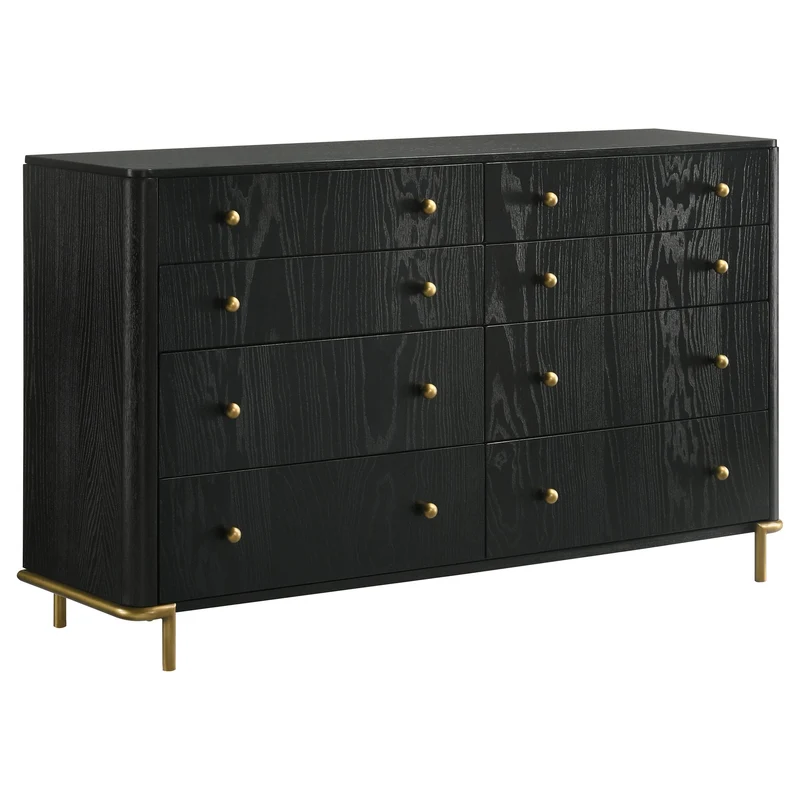 Coaster Furniture Arini 224333 8-Drawer Dresser - Black