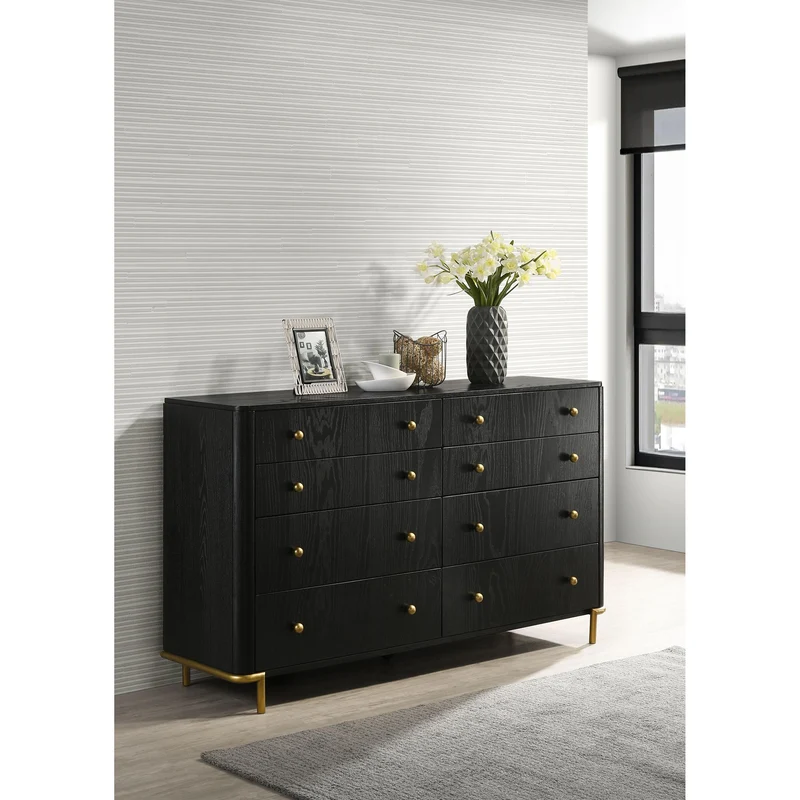 Coaster Furniture Arini 224333 8-Drawer Dresser - Black