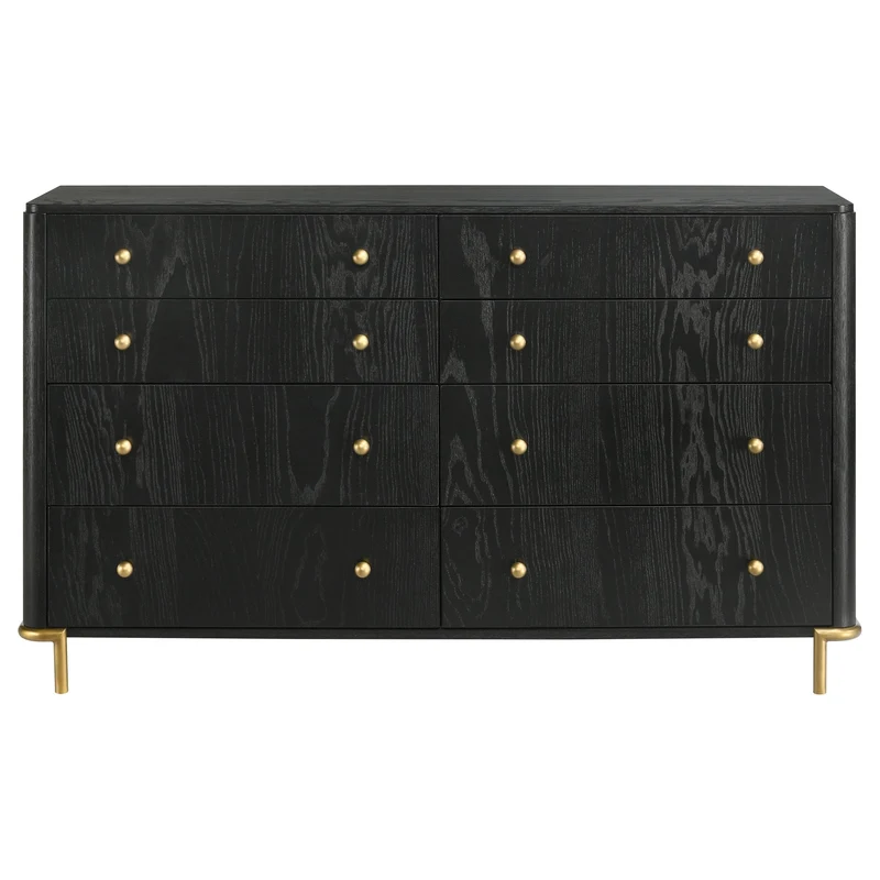 Coaster Furniture Arini 224333 8-Drawer Dresser - Black
