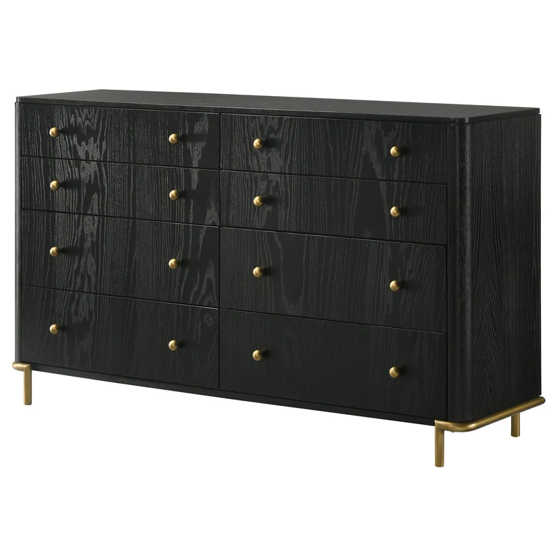 Coaster Furniture Arini 224333 8-Drawer Dresser - Black