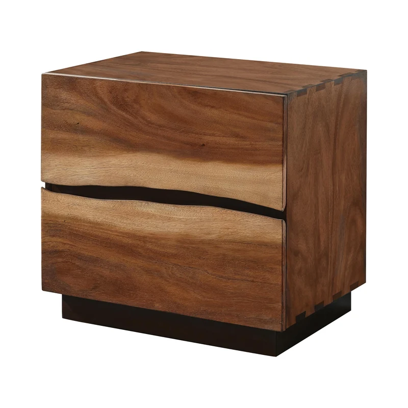 Coaster Furniture Winslow 223252 2-Drawer Nightstand - Smokey Walnut