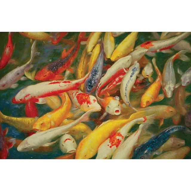 Furniture of America Koi AP-B28 Printed Canvas Painting