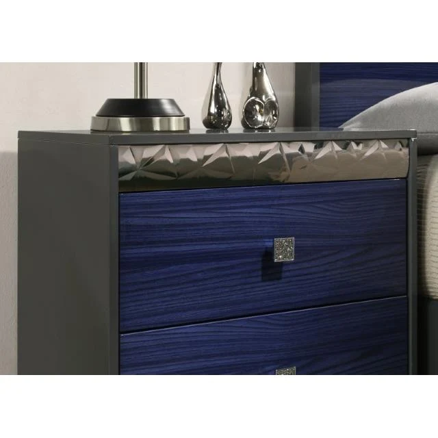 Furniture of America Hartlepool FM7250BL-N Nightstand