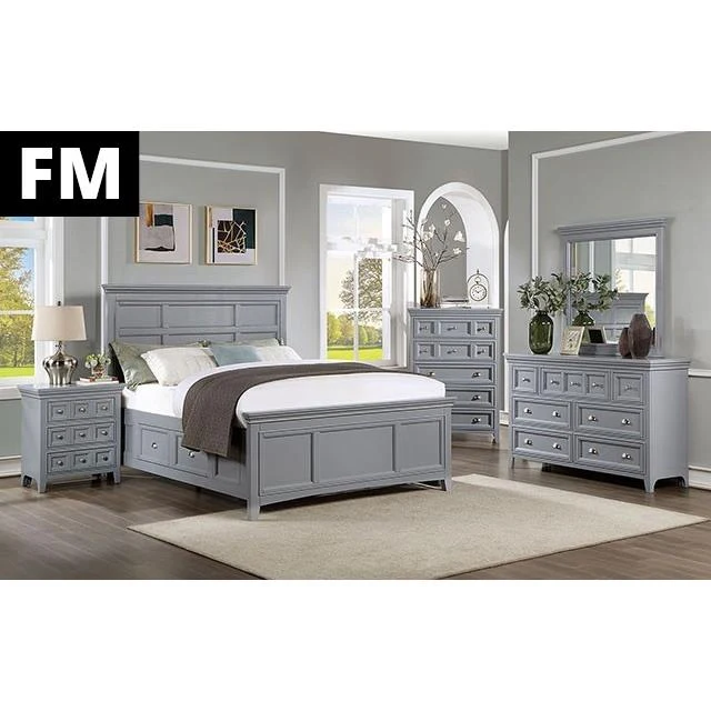 Furniture of America Castlile FM7413GY-N Night Stand