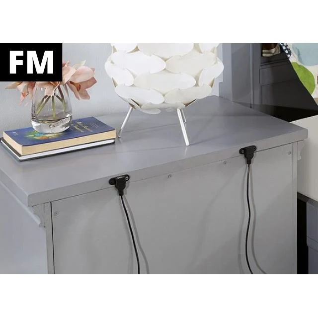 Furniture of America Castlile FM7413GY-N Night Stand