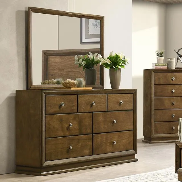 Furniture of America Kirkham FM7213WN-D 7-Drawer Dresser