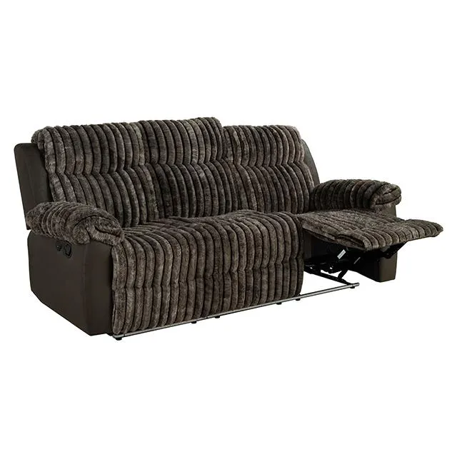 Furniture of America Dionysus FM64003BR-SF-M Manual Reclining Sofa
