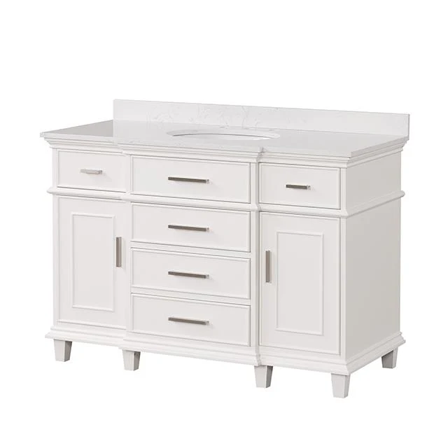 Furniture of America Zadar TM-CT009WH-48+09WH Vanity Set