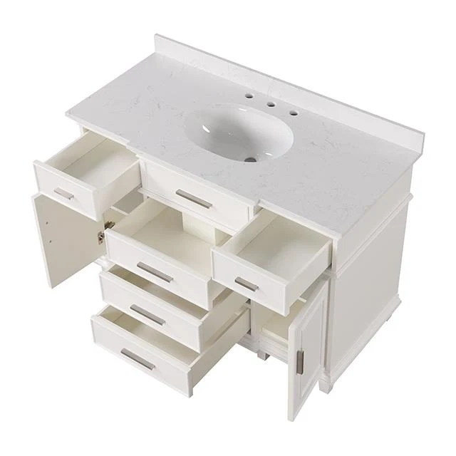 Furniture of America Zadar TM-CT009WH-48+09WH Vanity Set