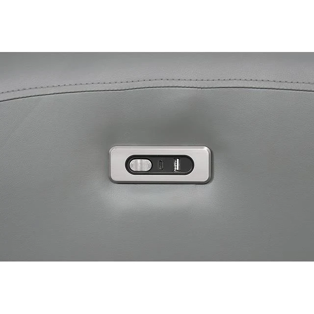 Furniture of America Schlieren FM6012GY-SF-PM Power Sofa