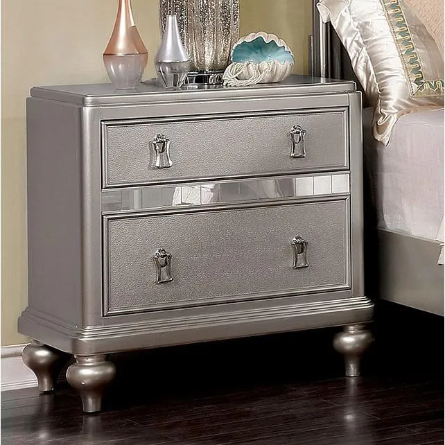 Furniture of America Avior CM7170SV-N Night Stand