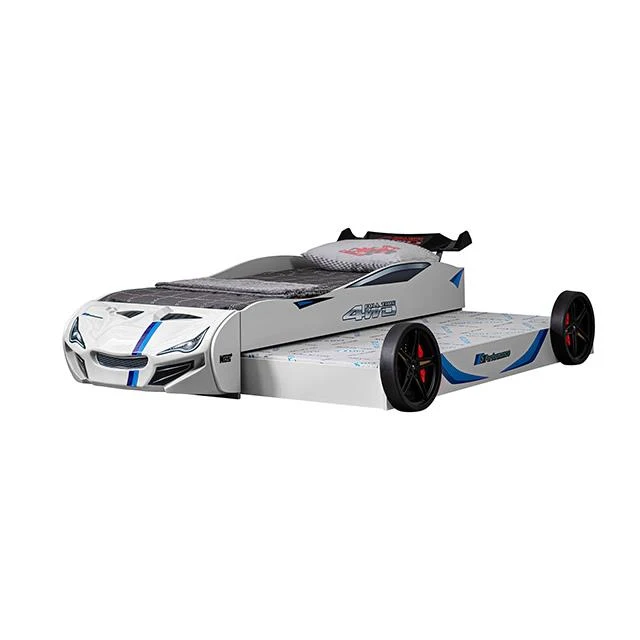 Furniture of America Tracklite FOA7735WH-BED Car Bed