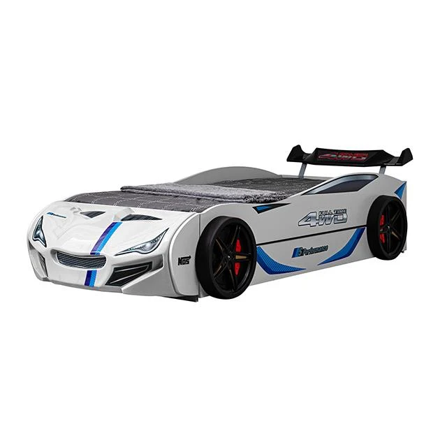 Furniture of America Tracklite FOA7735WH-BED Car Bed