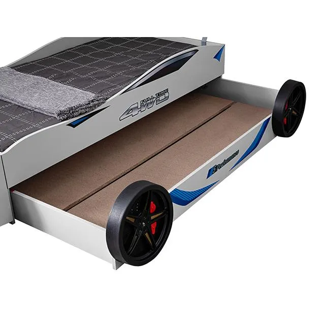 Furniture of America Tracklite FOA7735WH-BED Car Bed