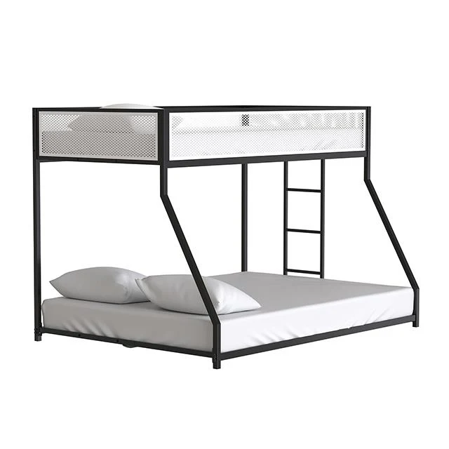 Furniture of America Southall FM-BK1201BK-TF Twin/Full Metal Bunk Bed