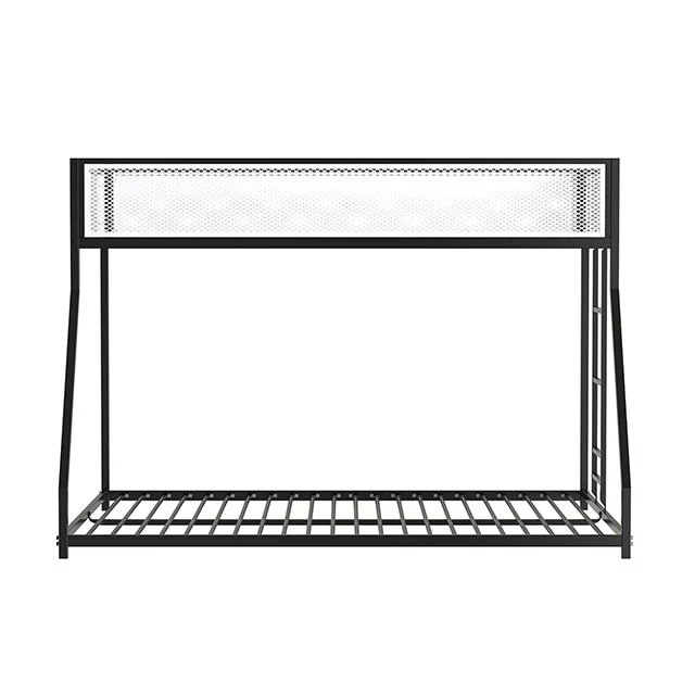 Furniture of America Southall FM-BK1201BK-TF Twin/Full Metal Bunk Bed