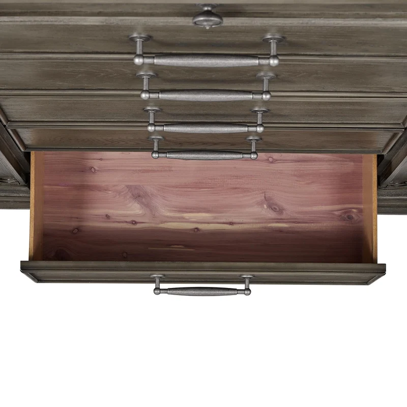 Elements International Kings Court B.10315.DCH 1 Door And 7-Drawer Chest