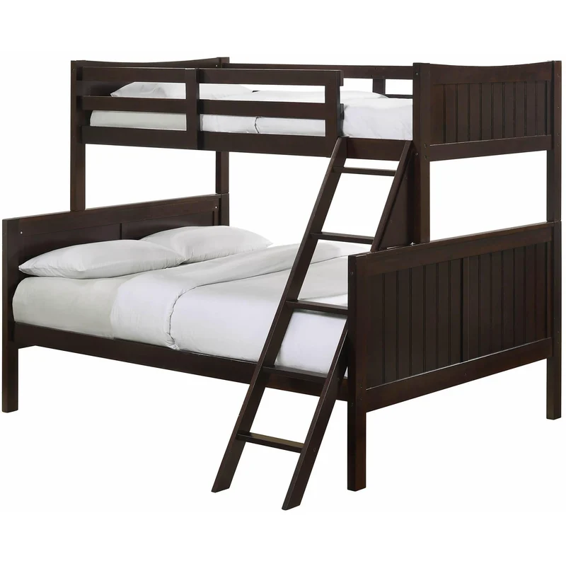 Elements International Sami Twin Over Full Bunk Espresso