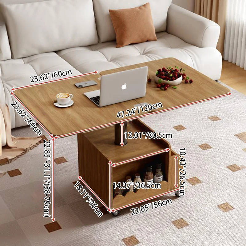 Traditional French Eco Board Rattan Glass Mobile Open Rectangle Side Table 2 Storage For Living Room