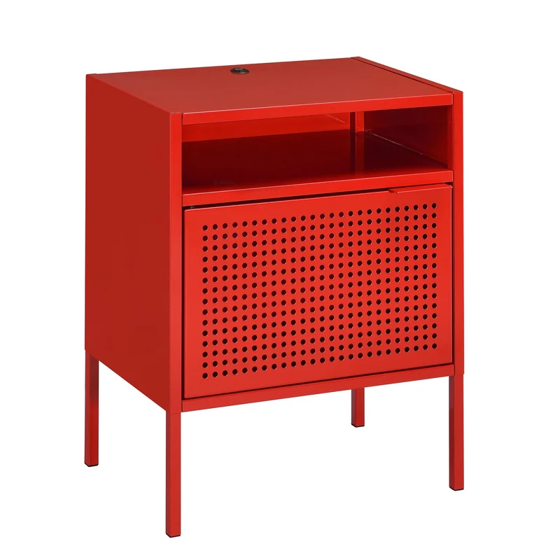 Elements International Ember CEB400NSE Nightstand - Red