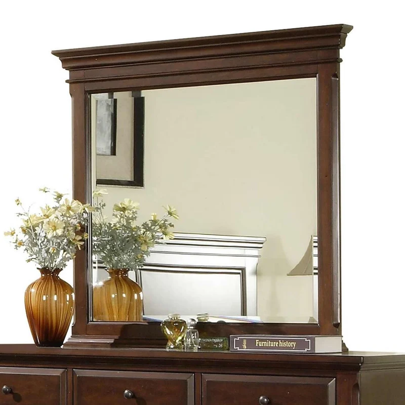 Elements International Canton Cherry CN600MR Dresser Mirror