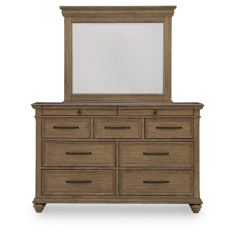 Signature Design by Ashley Karallin 10-Drawer Dresser with Mirror PCB782-31/PCB782-36
