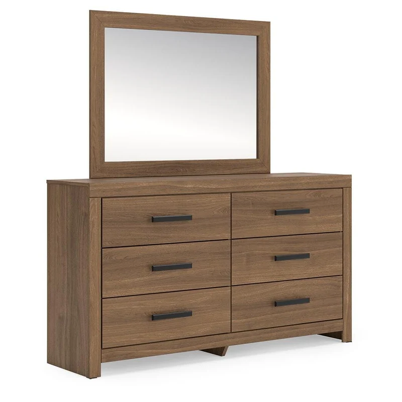 Signature Design by Ashley Broachmyn 6-Drawer Dresser with Mirror PCB1116-31/PCB1116-36