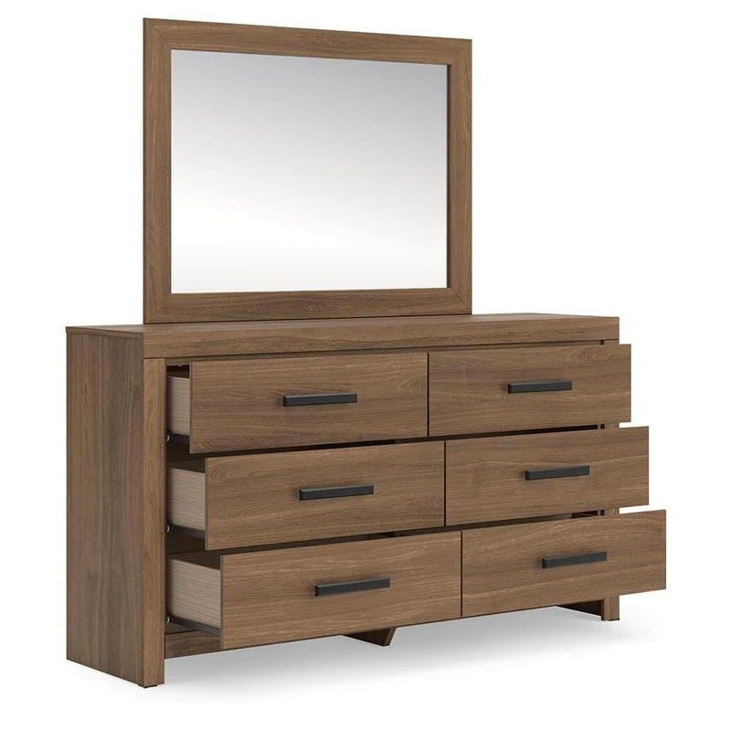 Signature Design by Ashley Broachmyn 6-Drawer Dresser with Mirror PCB1116-31/PCB1116-36