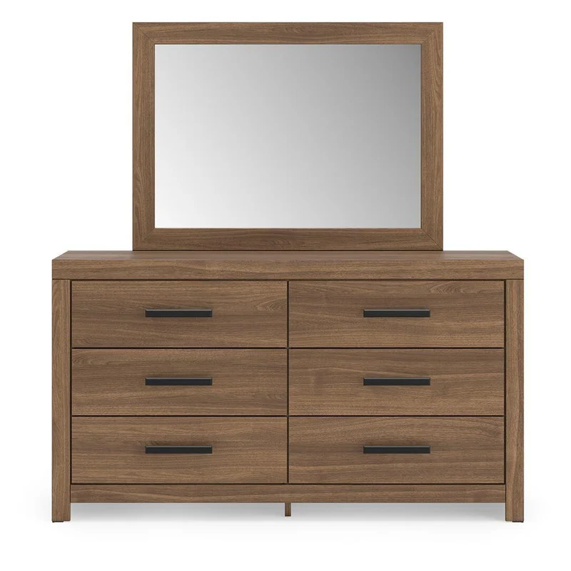 Signature Design by Ashley Broachmyn 6-Drawer Dresser with Mirror PCB1116-31/PCB1116-36