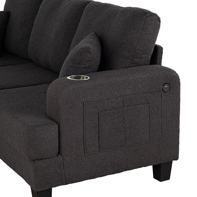 Furniture of America Cinderford SL6936DG-SF-PK Sofa