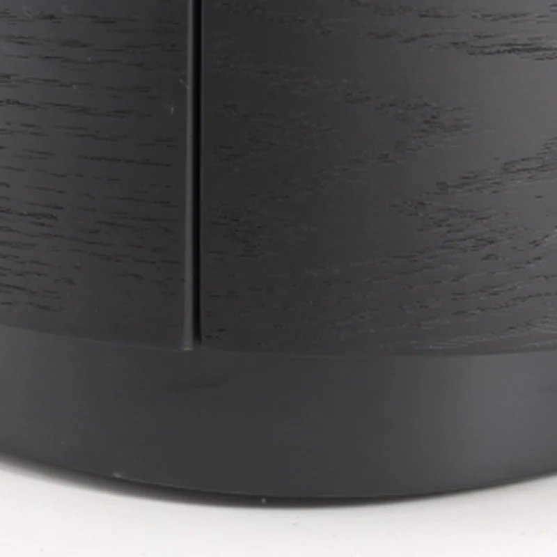 Traditional Vintage Oval Soft-Curve Bedside Table - Sintered Stone 2 Drawers Nightstand For Bedroom