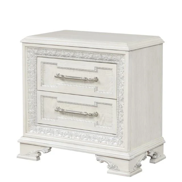 Furniture of America Stella Mia FM70000WH-N Nightstand