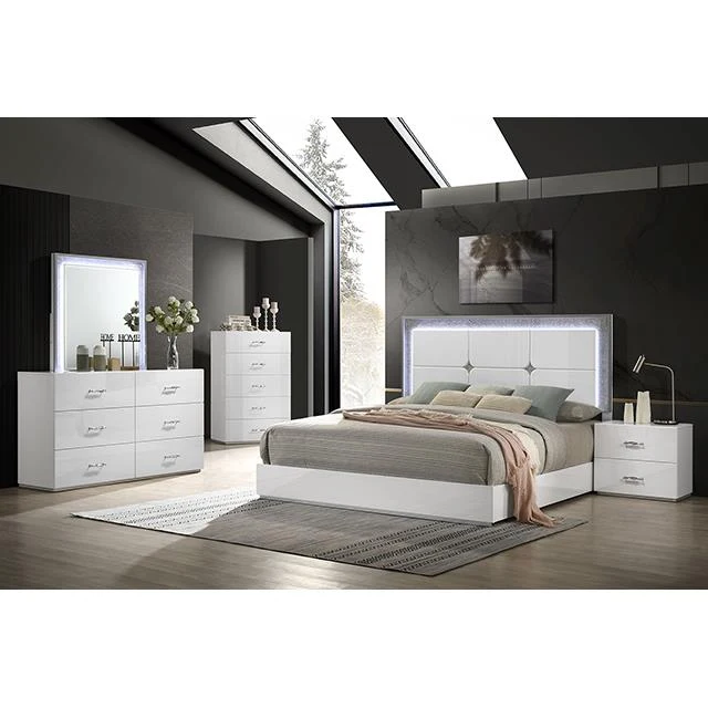 Furniture of America Stoholm FM72000WH-M Mirror