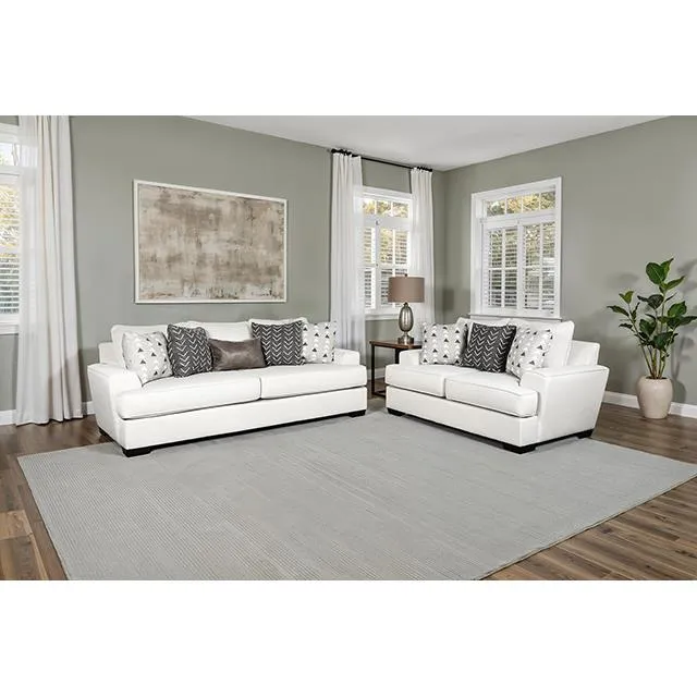 Furniture of America Hyde Park SM1254-SF Oversized Sofa with Pillows