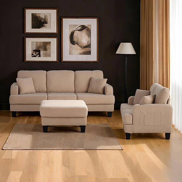 Furniture of America Cinderford SL6936BG-SF-PK Sofa