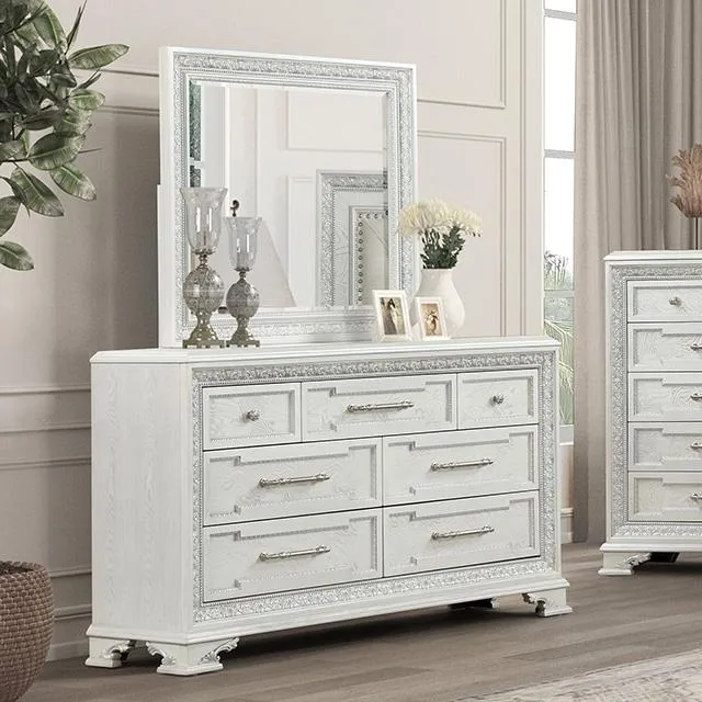 Furniture of America Stella Mia FM70000WH-D Dresser