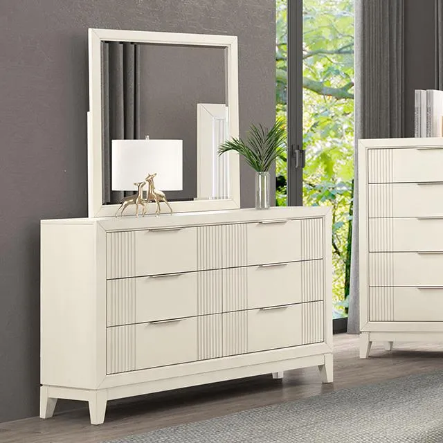 Furniture of America Isadore FM7700WH-D Dresser