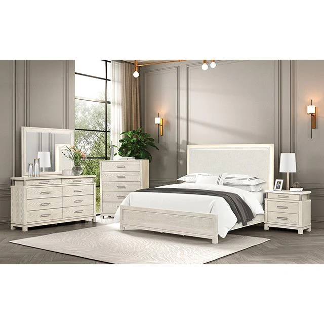 Furniture of America Lafayette FM71501GY-N Nightstand
