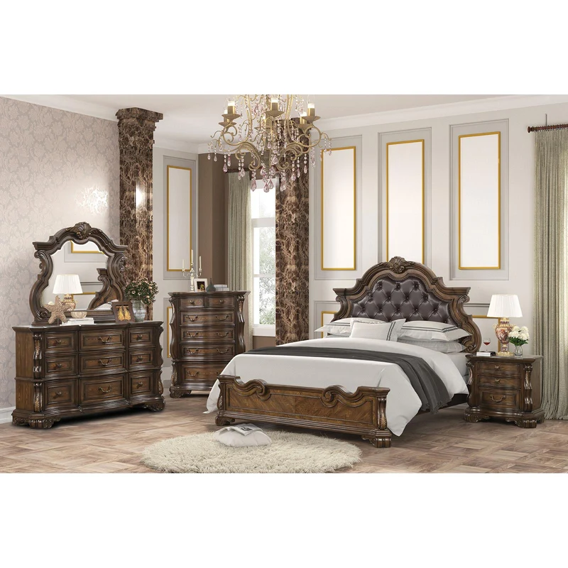 Furniture of America Leovanni FM70003DB-N Nightstand