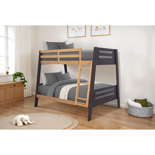 Furniture of America Kallen FM-BK206A-TF-BED Twin/Full Bunk Bed