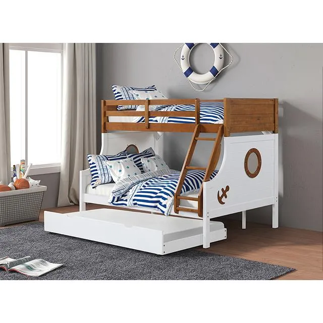 Furniture of America Nautia FM-BK629AK-BED Twin/Full Bunk Bed