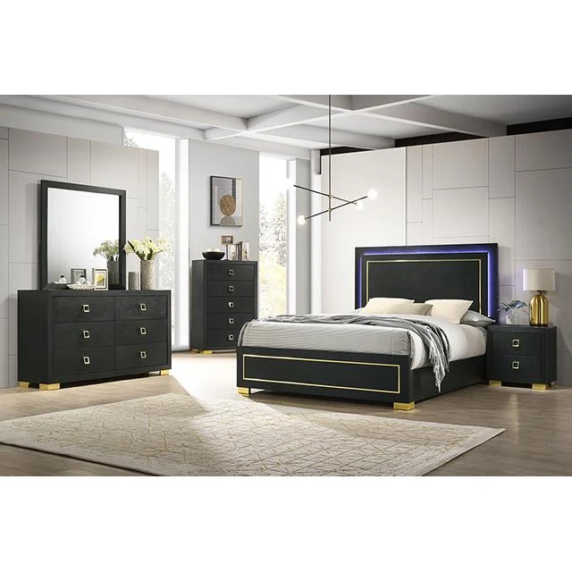 Furniture of America Latimer FM7270BK-M Mirror